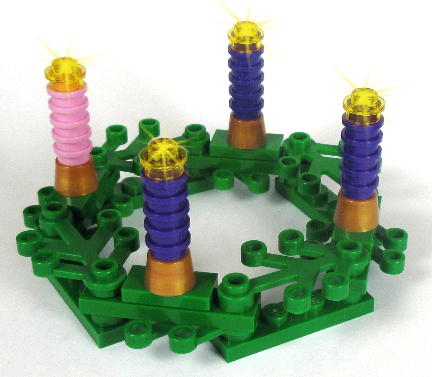 Advent Wreath with LEGO® Bricks