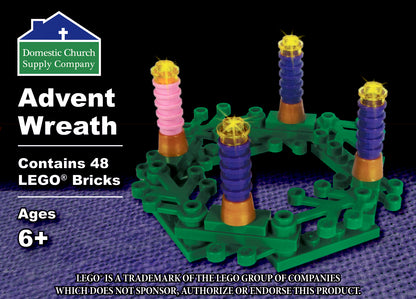Advent Wreath with LEGO® Bricks (Case of 63)